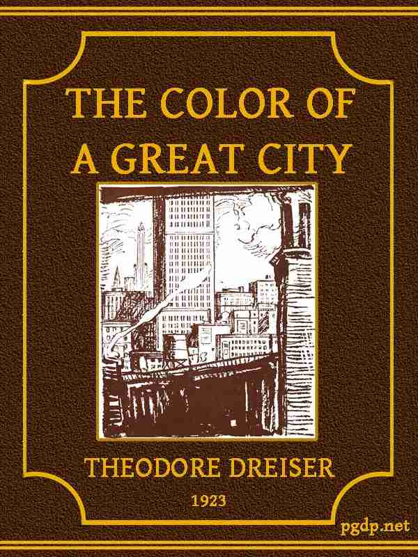 The Color of a Great City cover