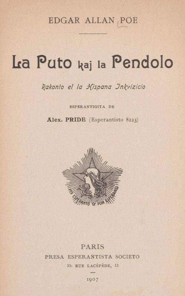 La Puto kaj la Pendolo: Rakonto el la Hispana Inkvizicio cover