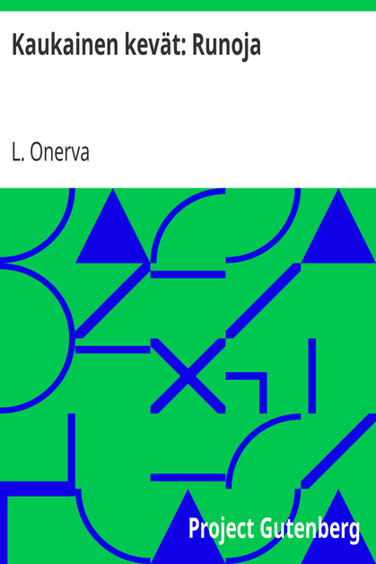 Kaukainen kevät: Runoja cover