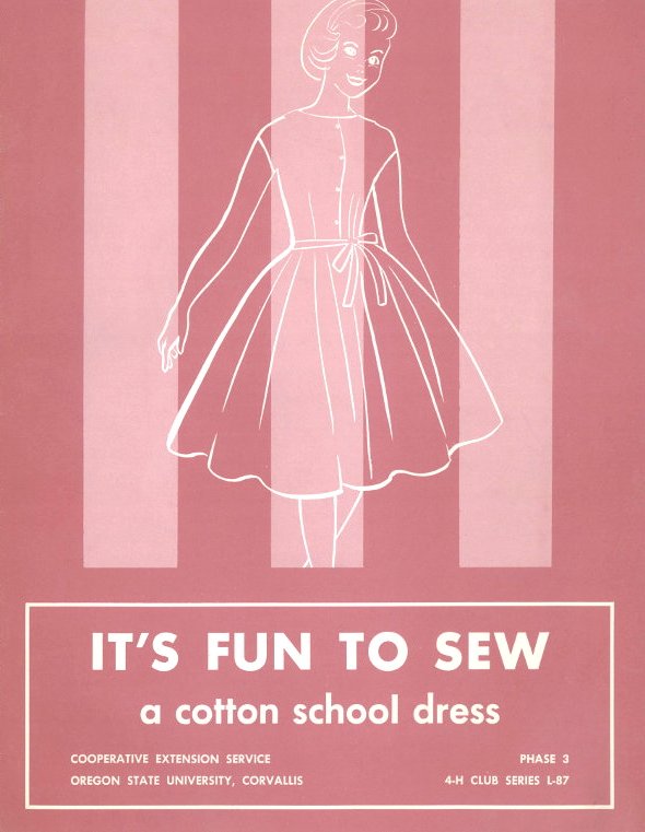 It's Fun to Sew a Cotton School Dress cover
