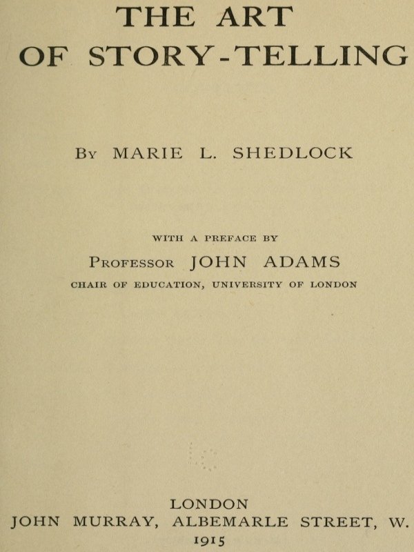 The Art of Story-Telling cover