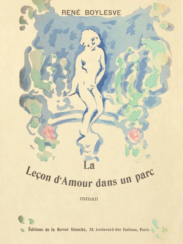 La leçon d'amour dans un parc cover