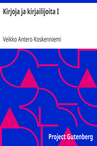 Kirjoja ja kirjailijoita I cover