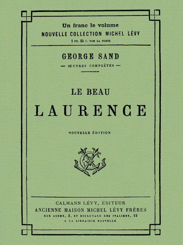 Le beau Laurence cover