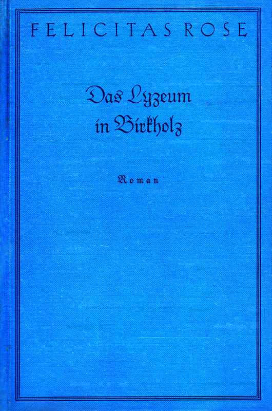 Das Lyzeum in Birkholz: Roman cover