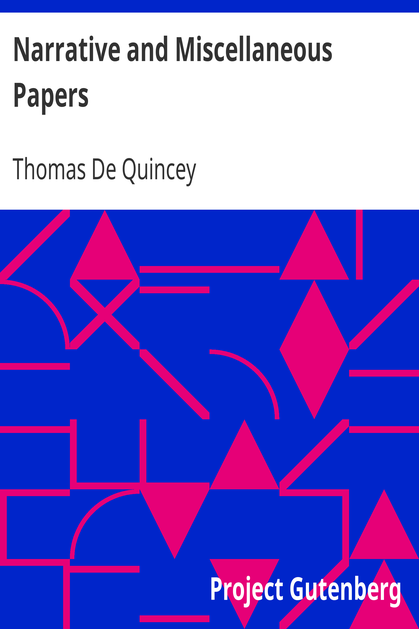 Narrative and Miscellaneous Papers cover