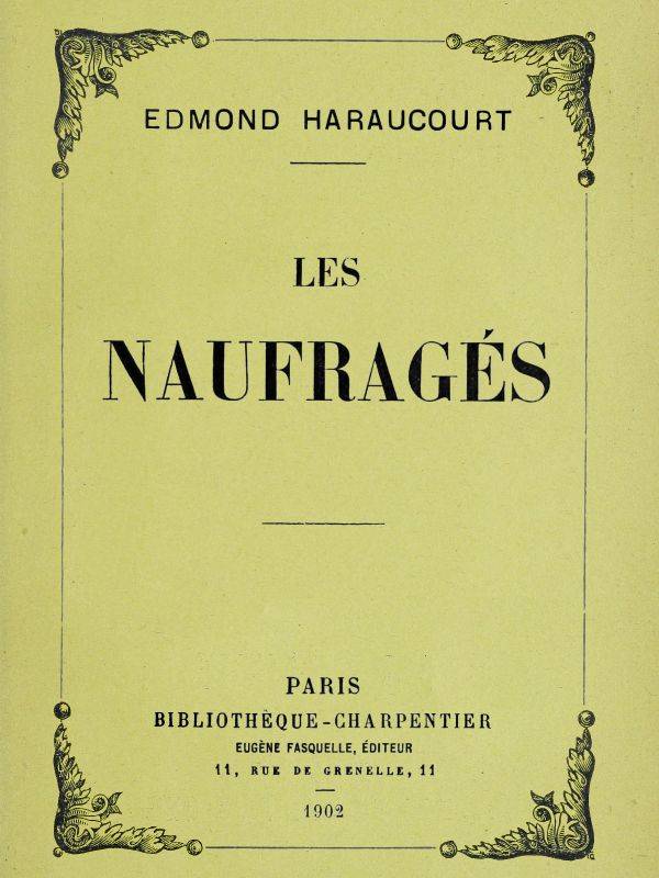Les naufragés cover