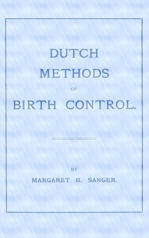 Dutch Methods of Birth Control cover