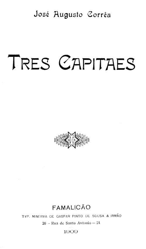 Tres capitaes cover