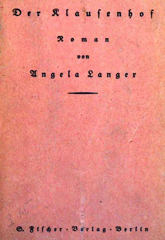 Der Klausenhof: Roman cover