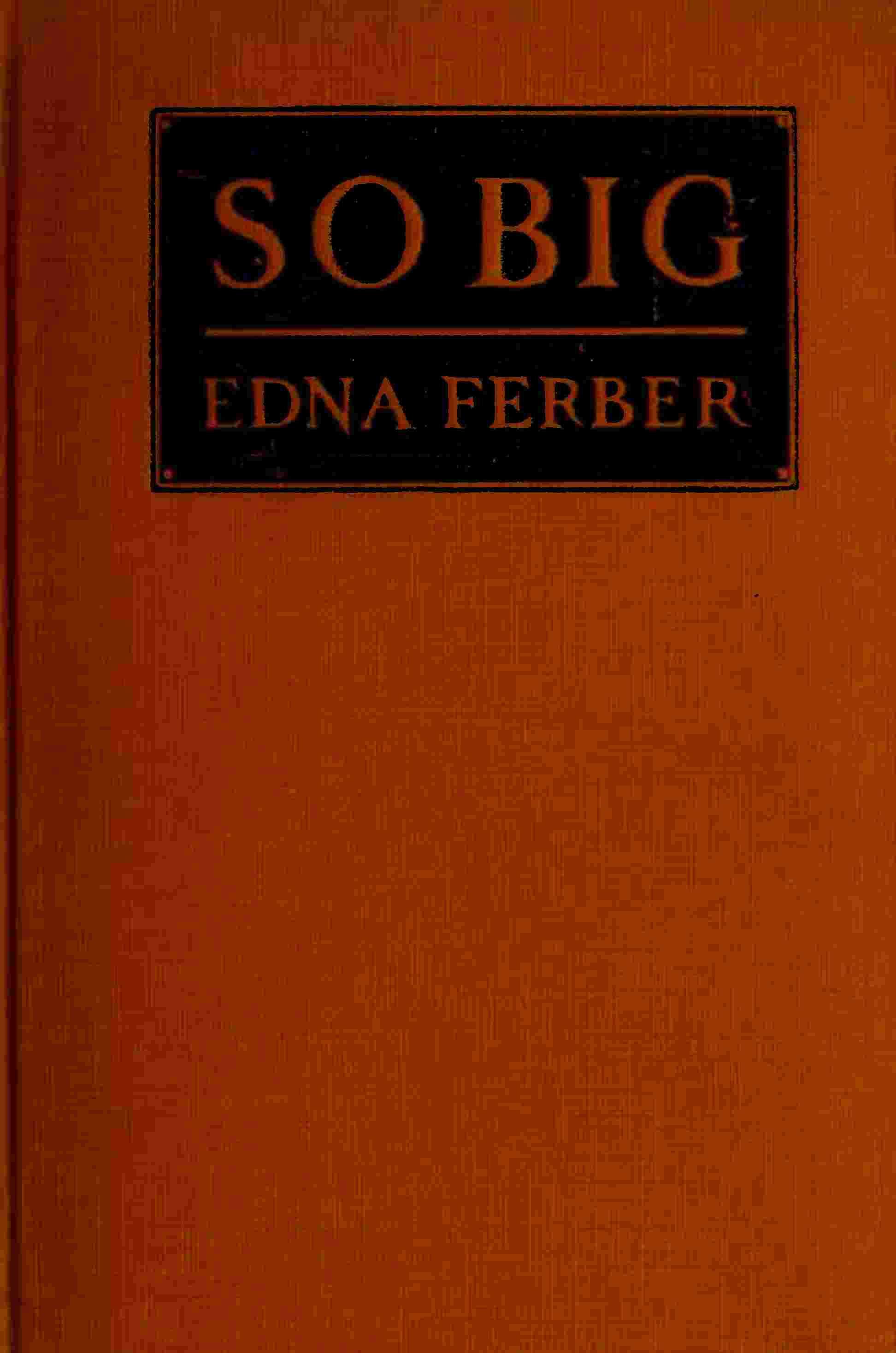 So Big cover