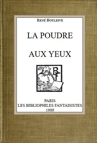 La poudre aux yeux cover