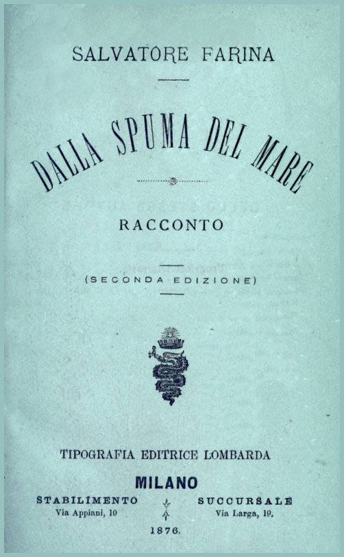 Dalla spuma del mare cover