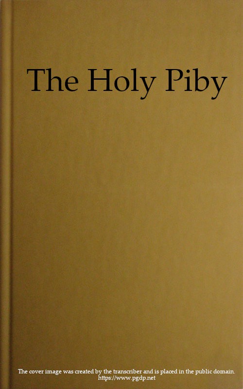 The Holy Piby cover