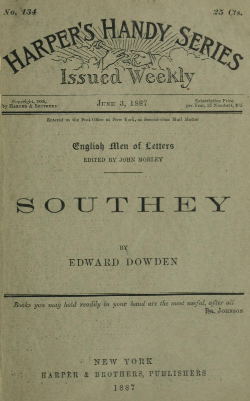 Southey cover