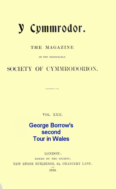 George Borrow's Second Tour in Wales cover
