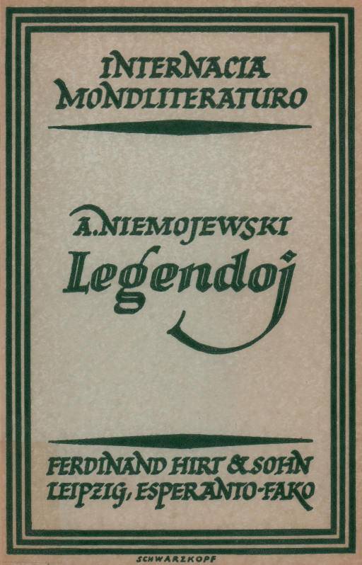 Legendoj cover