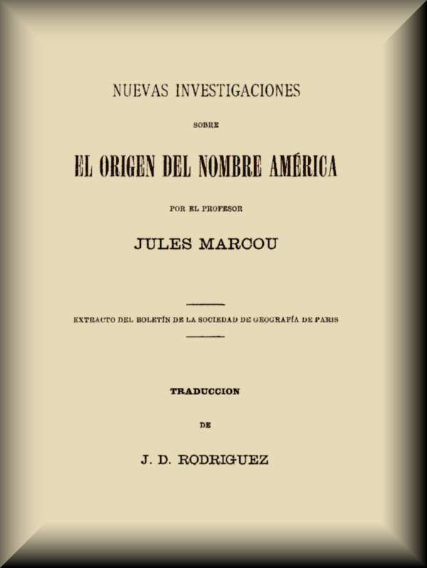 Nuevas investigaciones sobre el origen del nombre América cover