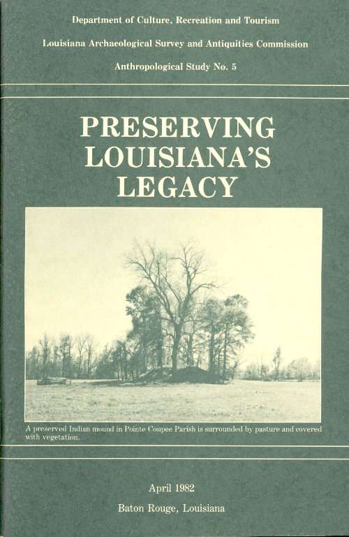 Preserving Louisiana's Legacy: Everyone Can Help cover