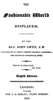 The Fashionable World Displayed cover