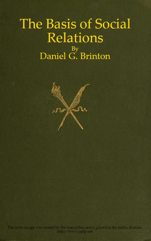 The Basis of Social Relations: A Study in Ethnic Psychology cover