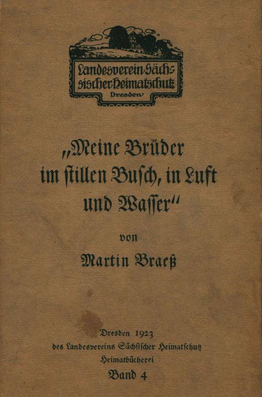 »Meine Brüder im stillen Busch, in Luft und Wasser« cover