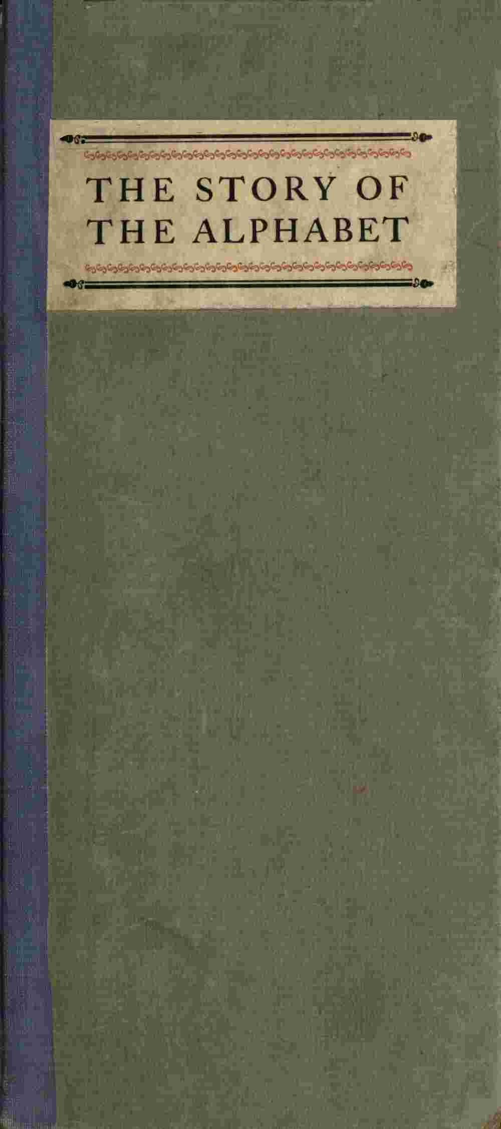 The Story of the Alphabet cover