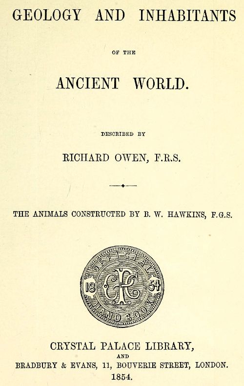 Geology and Inhabitants of the Ancient World cover