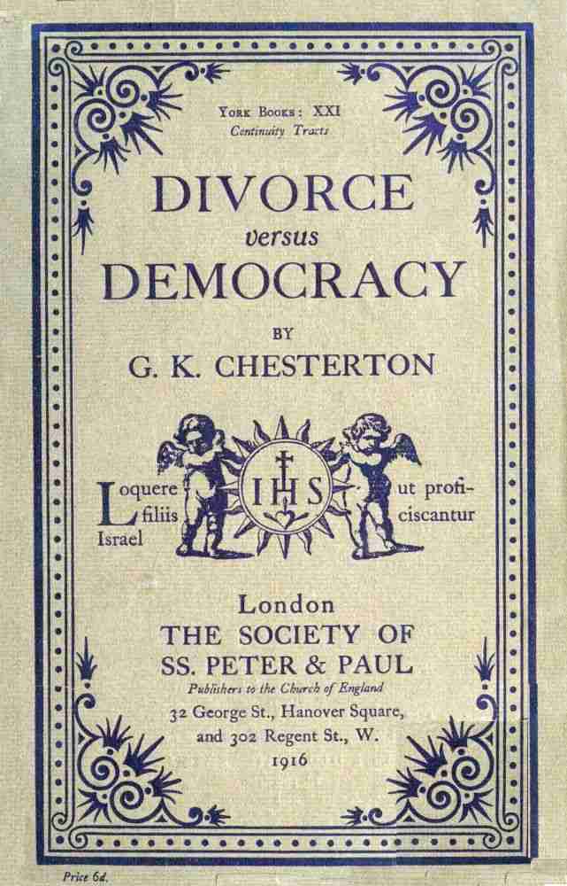 Divorce versus Democracy cover