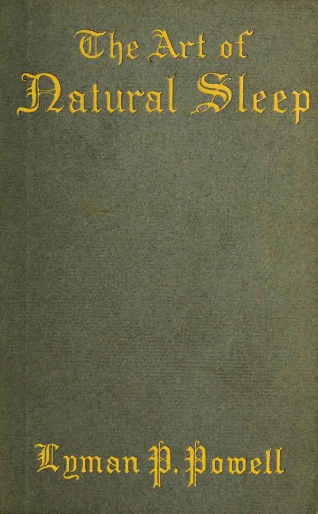 The art of natural sleep cover