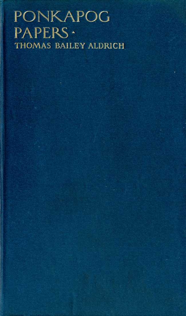 Ponkapog Papers cover