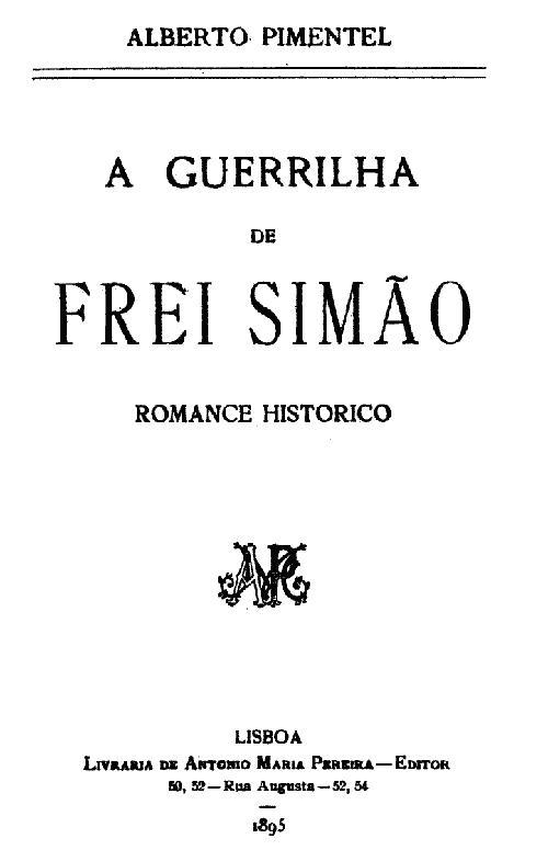 A guerrilha de Frei Simão: romance historico cover