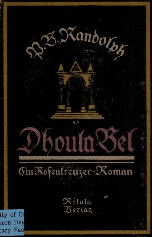 Dhoula Bel: Ein Rosenkreuzer-Roman cover