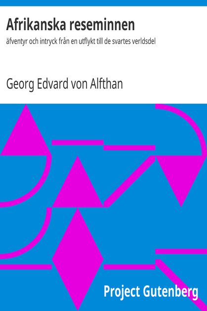 Afrikanska reseminnen cover