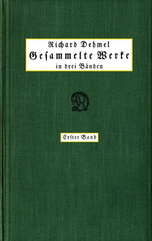 Gesammelte Werke in drei Bänden (1/3) cover