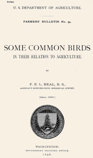 Some Common Birds in Their Relation to Agriculture cover