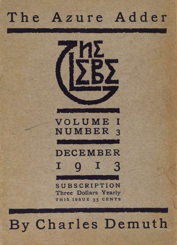 The Glebe 1913/12 (Vol. 1, No. 3): The Azure Adder cover