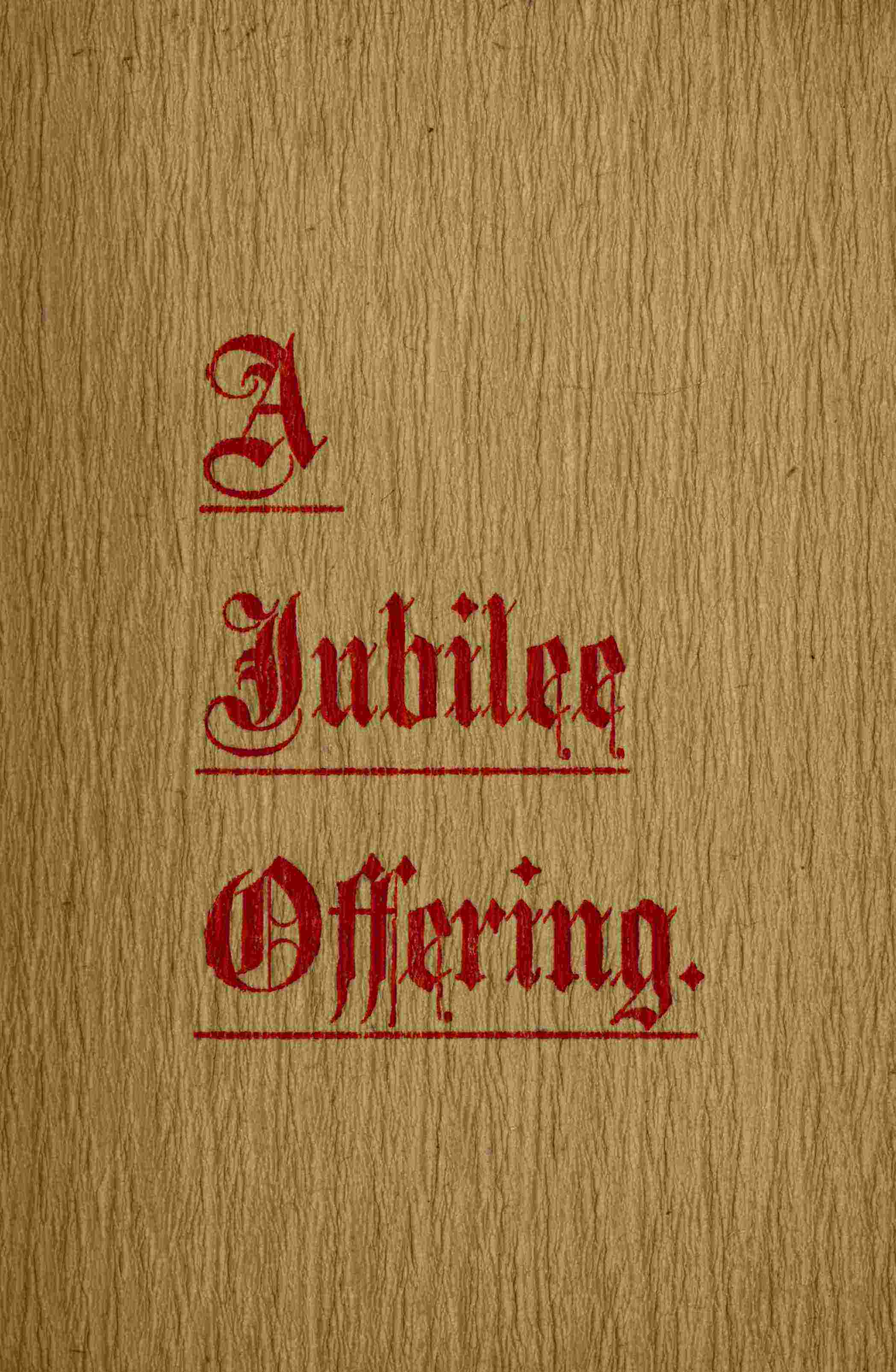 A "booklet of verse" cover