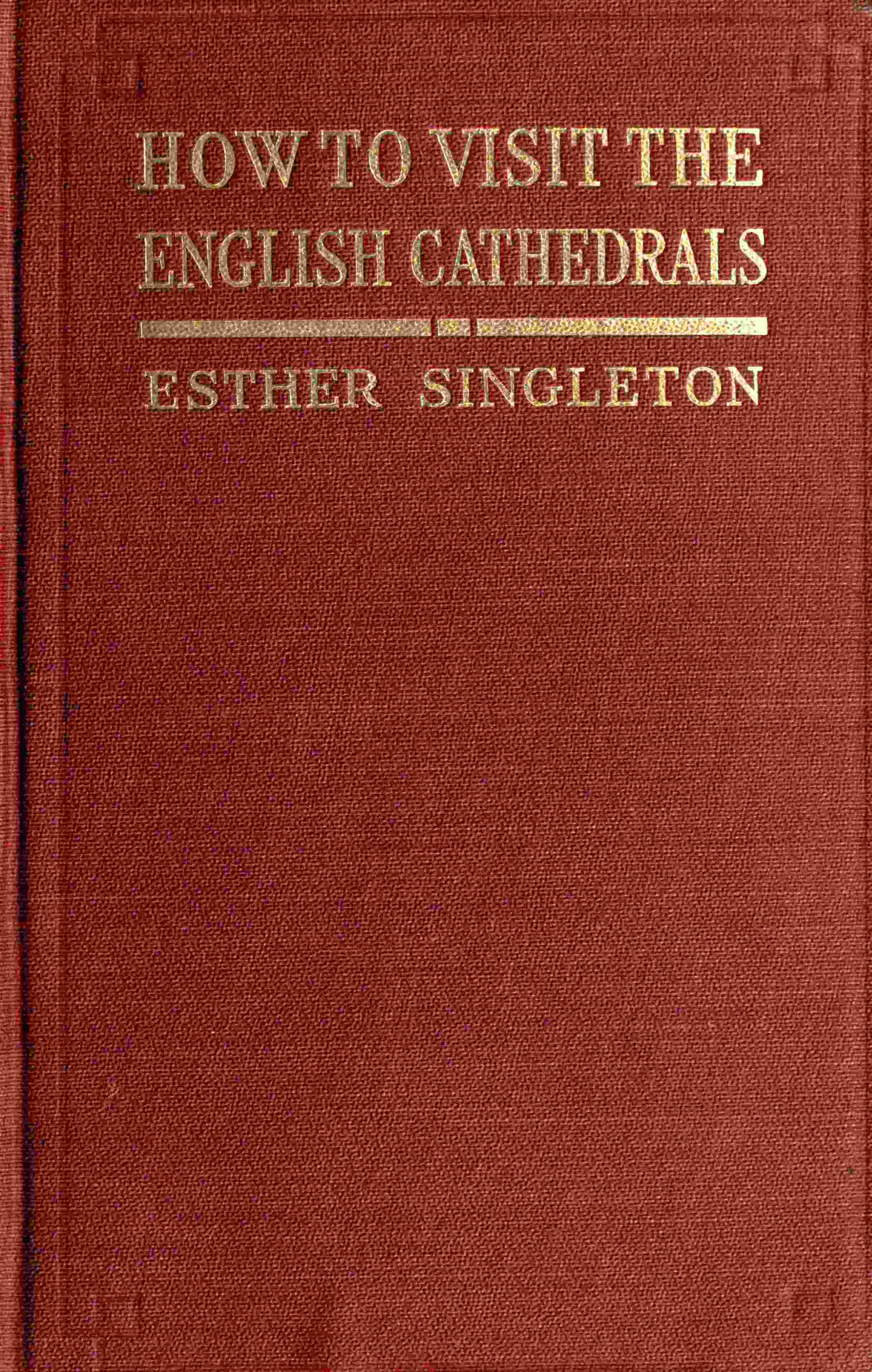 How to Visit the English Cathedrals cover