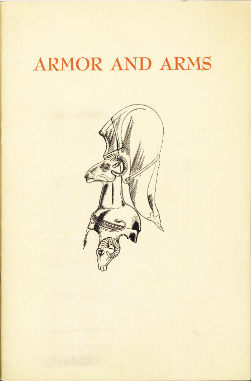 Armor and Arms / An elementary handbook and guide to the collection in the City Art Museum of St. Louis, Missouri, U.S.A. cover