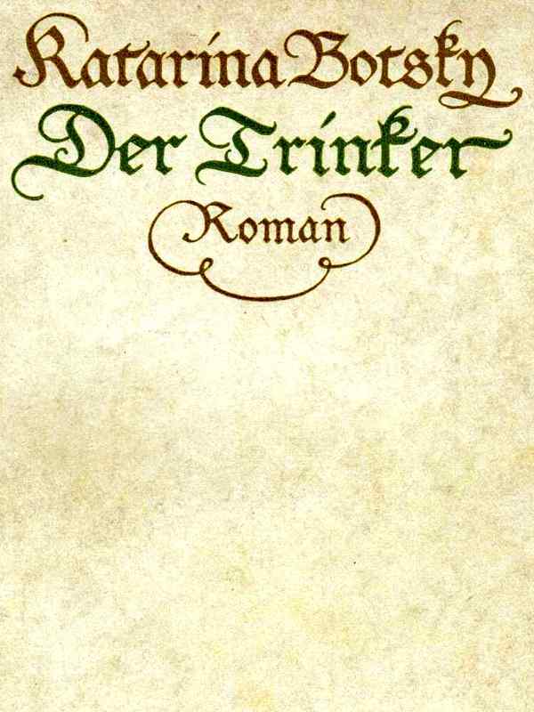 Der Trinker: Roman cover