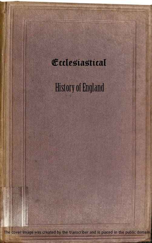 Ecclesiastical History of England, Volume 1—The Church of the Civil Wars cover