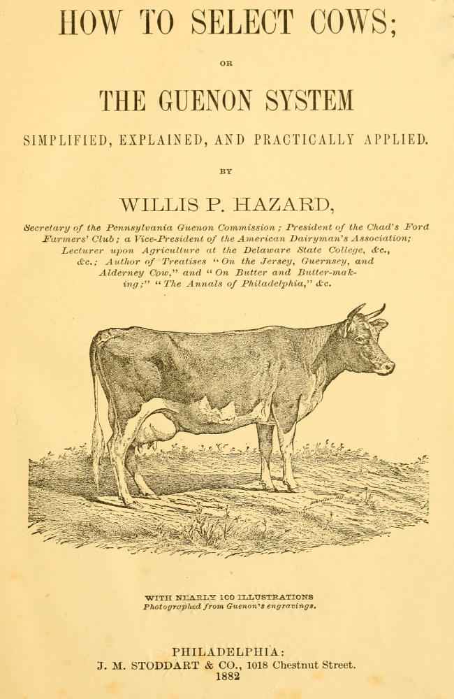 How to Select Cows / or, The Guenon system simplified, explained, and practically applied cover