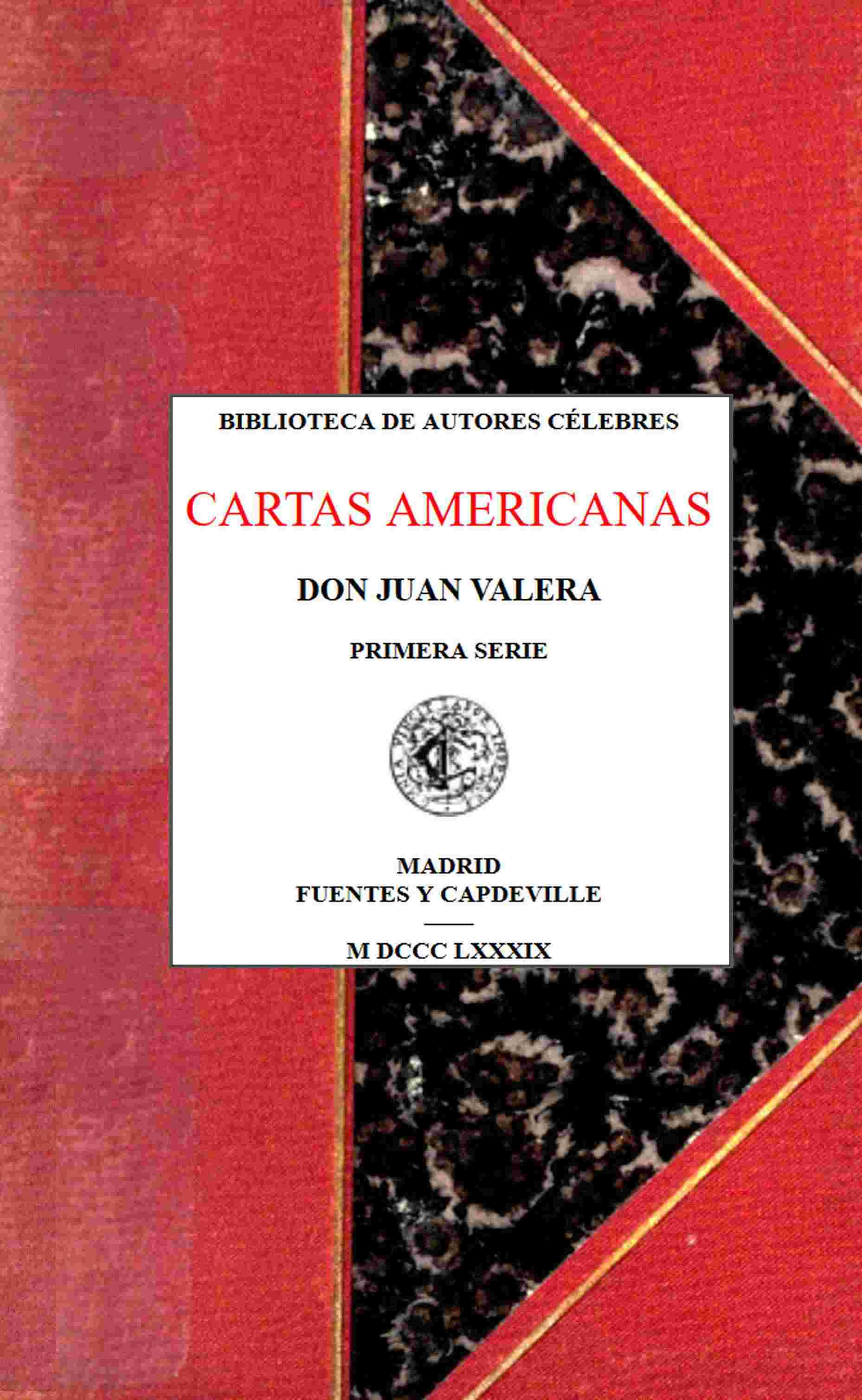 Cartas americanas. Primera serie cover