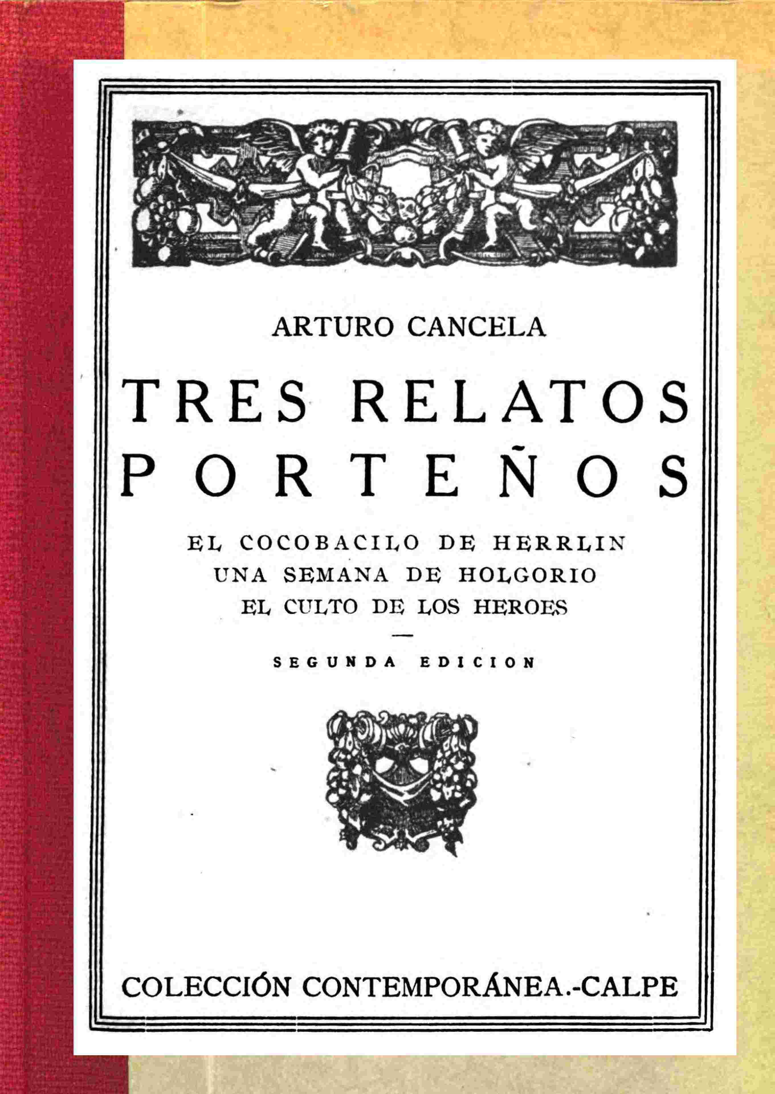 Tres relatos porteños / Segunda edición cover