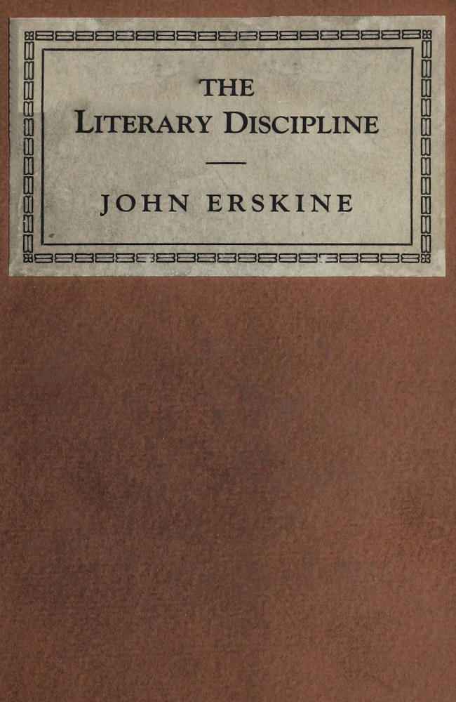 The Literary Discipline cover