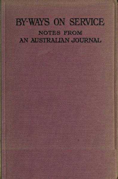 By-ways on Service: Notes from an Australian Journal cover