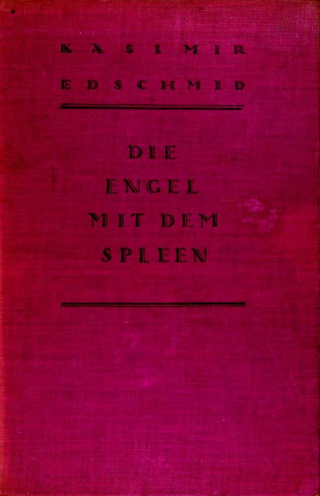 Die Engel mit dem Spleen cover