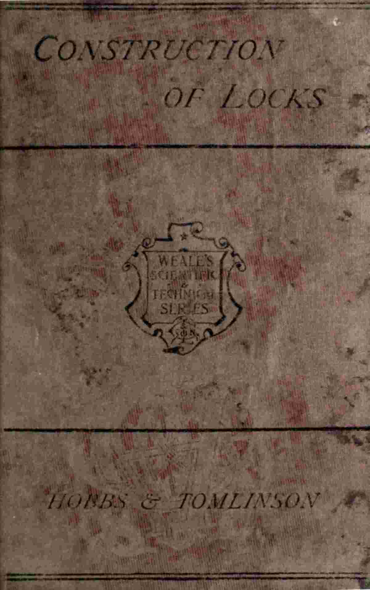 Rudimentary Treatise on the Construction of Locks cover