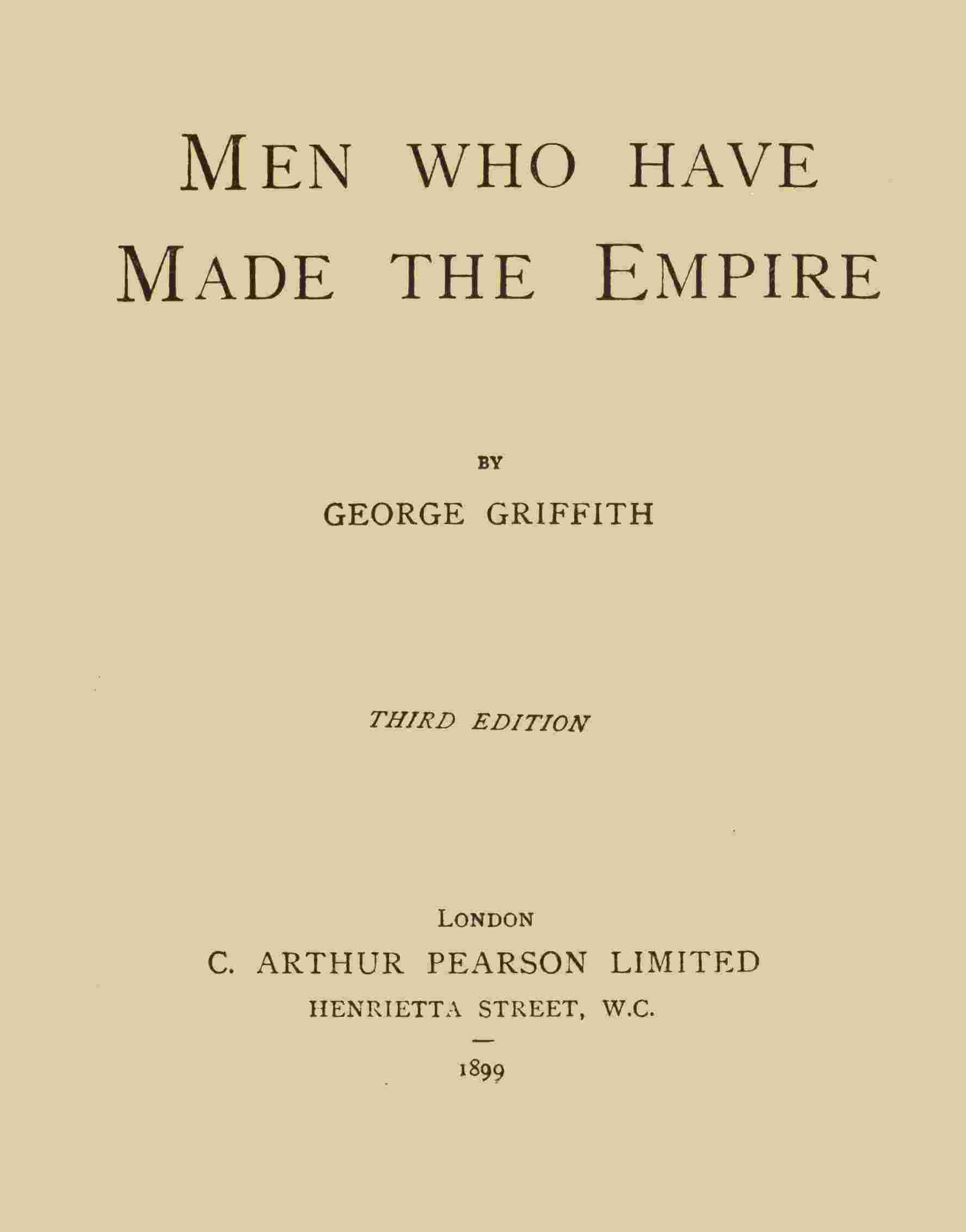 Men Who Have Made the Empire cover